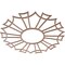 Ekena Millwork Augustus Wood Fretwork Pierced Ceiling Medallion, Wood (Paint Grade), 30"OD x 10 1/2"ID x 3/8"T CMWP30X30X0375AUMF - alternate 4
